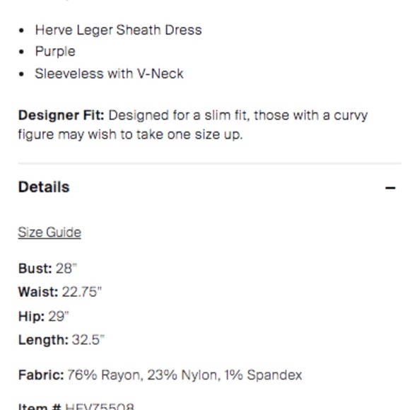 Herve Leger NWT wine v-neck mini dress - Picture 4 of 4